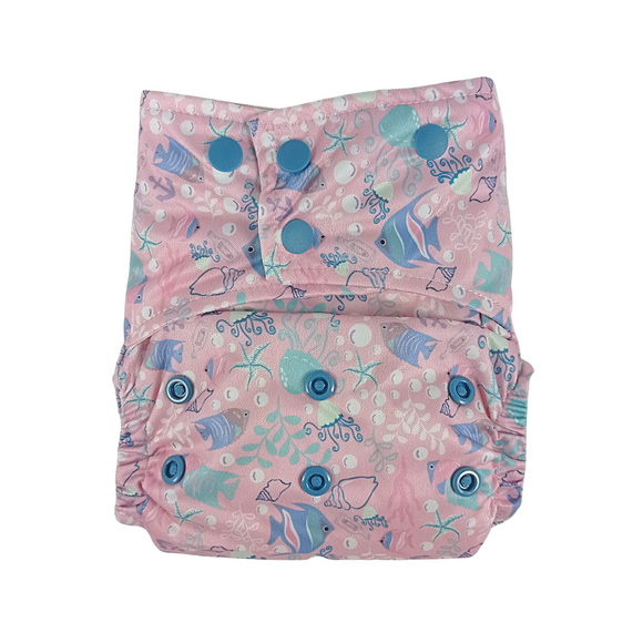 Recycled Pocket Nappy〡PINK ANGEL